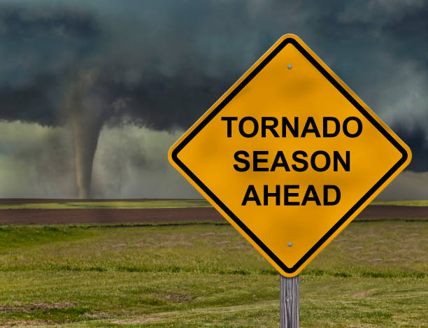Tornado Season Ahead Warning Sign