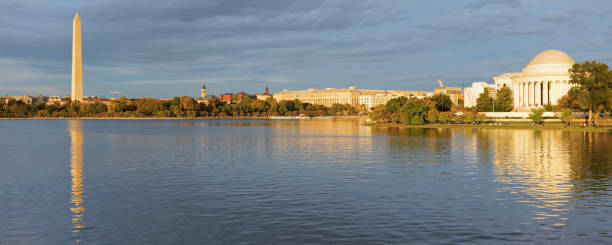 istock Washington Monument + Jefferson Memorial - Washington DC 1266509999