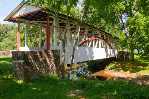 istock Kniseley Covered Bridge in Bedford County, Pennsylvania 1266513106