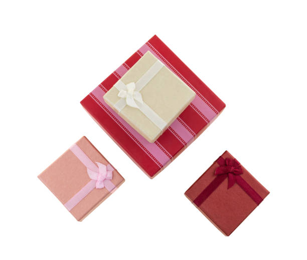 istock set giftbox red and pink on a white isolated background 1266514238