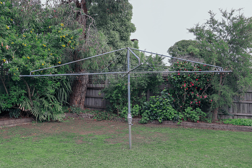 rotary clothes lines were an iconic feature of the australian backyard when house lot sizes were traditionally larger