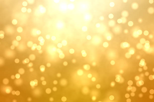 istock Yellow defocused light background for christmas 1266532091