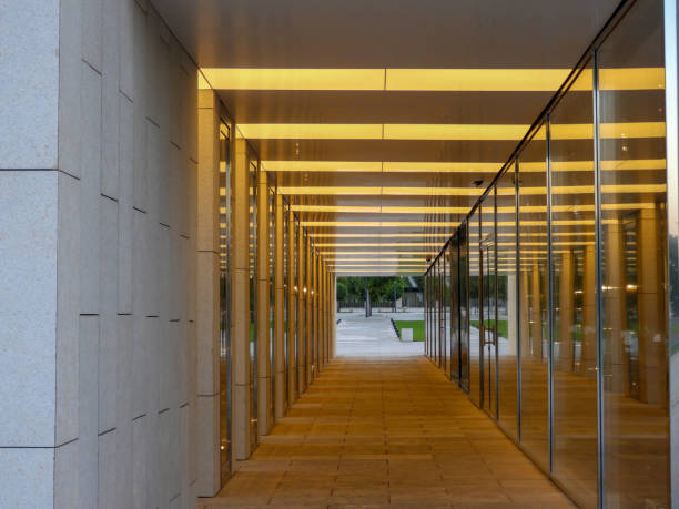 istock gold stone glass modern architecture 1266533999