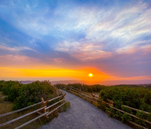 istock Fire Season Sunset in Colorado 1266541229