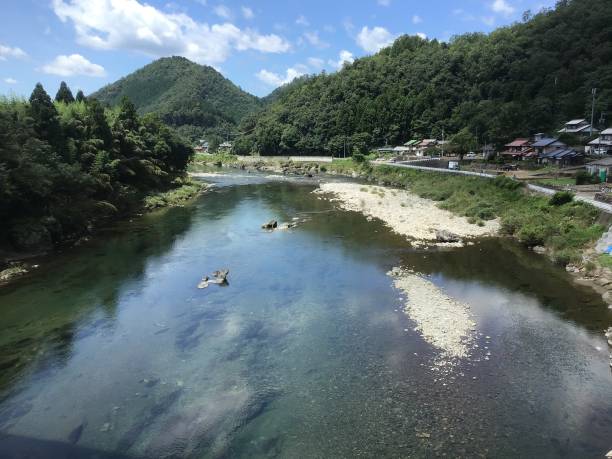 istock Scenery of the Nagara River from the Nagara River First Bridge 1266545846