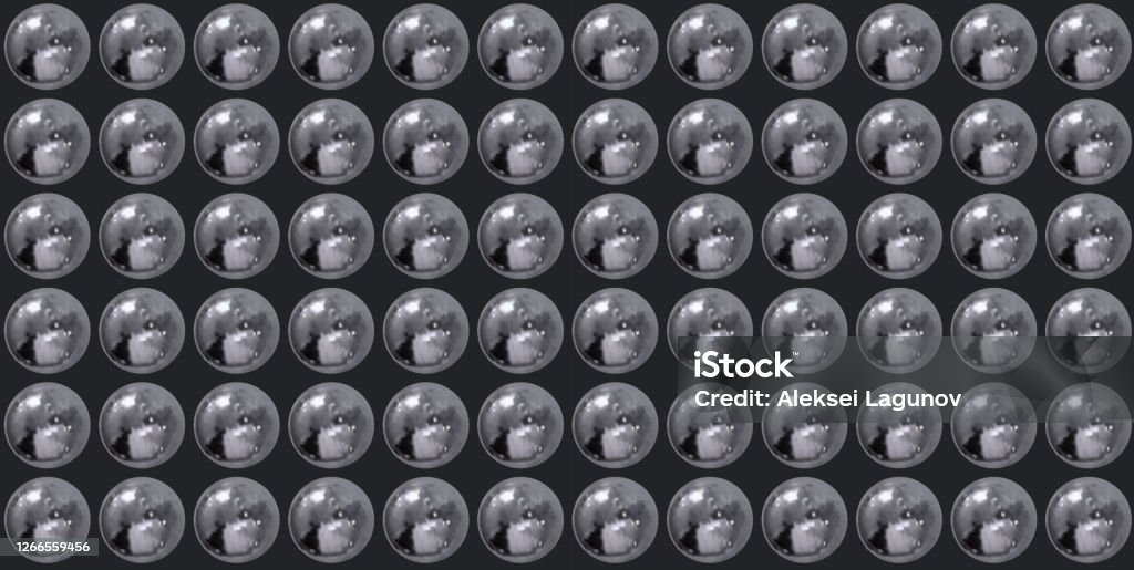 Vector Seamless Pattern With Metallic Textured 3d Realistic Rivets ...