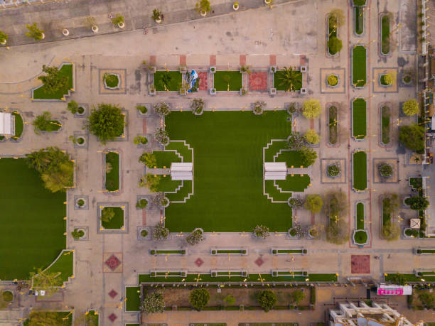 istock Top view in park of Wat Sothon Wararam 1266567985