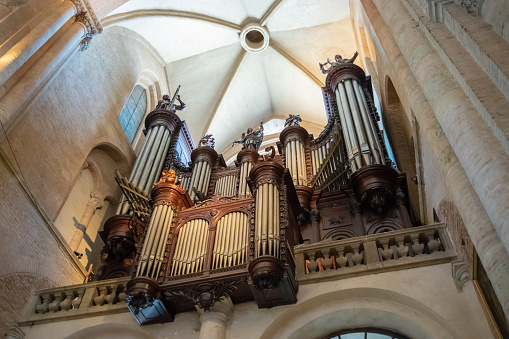 Basilica of Saint-Sernin in Toulouseand pipe organ