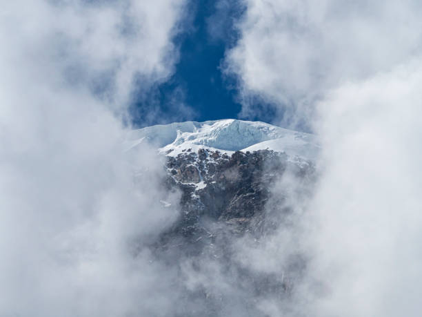 istock Peak of the Dufourdpitze mountain viewed from Macugnaga 1266578072
