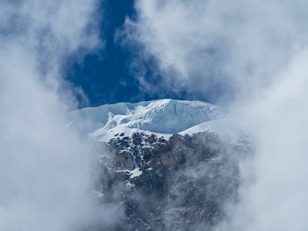 istock Peak of the Dufourdpitze mountain viewed from Macugnaga 1266578074