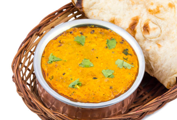 istock Indian Vegetarian Cuisine Dal Makhani on White Background 1266579406