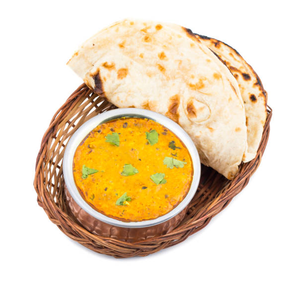 istock Indian Vegetarian Cuisine Dal Makhani on White Background 1266580373