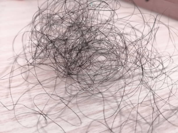 istock Fallen Women Hair On Table 1266581914