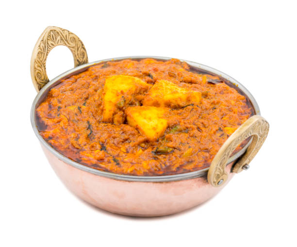 istock Indian Vegetarian Cuisine Kadai Paneer on White Background 1266588566