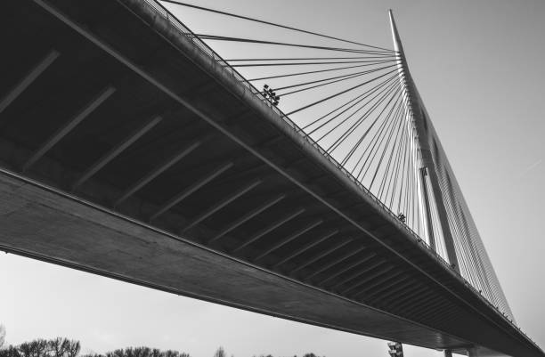 istock Ada Bridge pylon, Belgrade, Serbia 1266589476