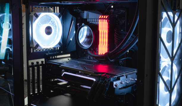 istock Gaming PC with RGB LED lights 1266591515