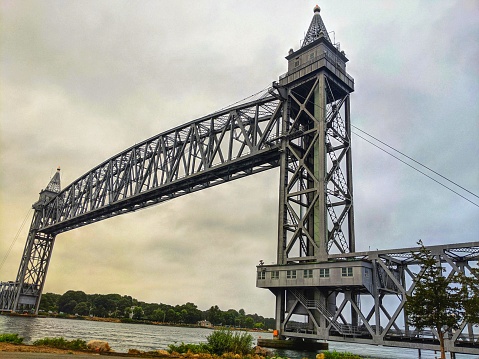 Railroad Bridge at sunset, Cape Cod Massachusetts