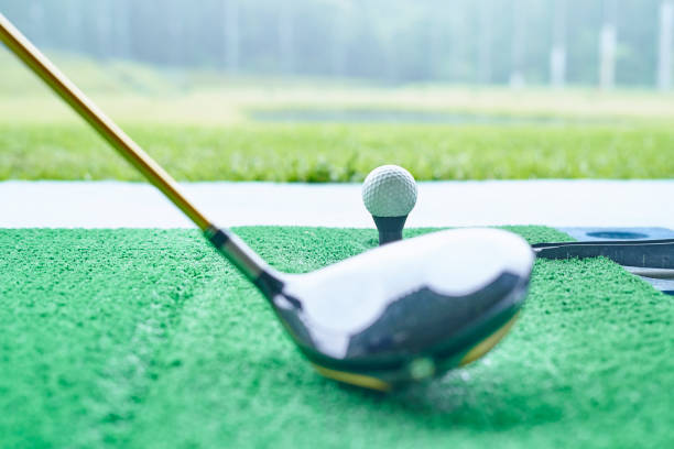 istock The feet of a man practicing at a golf course 1266593720