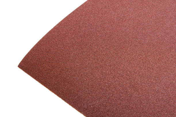 istock Abrasive sanding paper isolated on white 1266597253