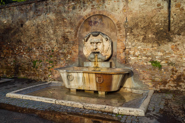 istock Aventine Hill ancient fountain in Rome 1266597300