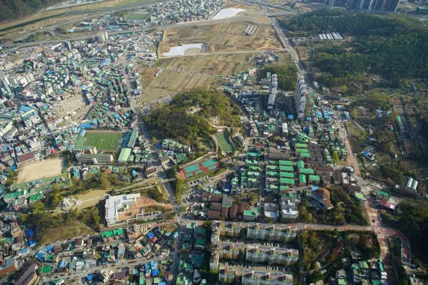 Gwangju, Gyeonggi-do, Korea photographed by drones
