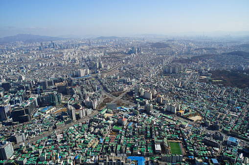 Ghasan-dong photographed by drone