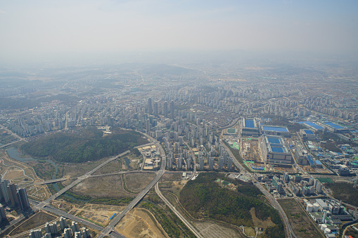 Giheung, Yongin, Gyeonggi-do, Korea photographed by drone