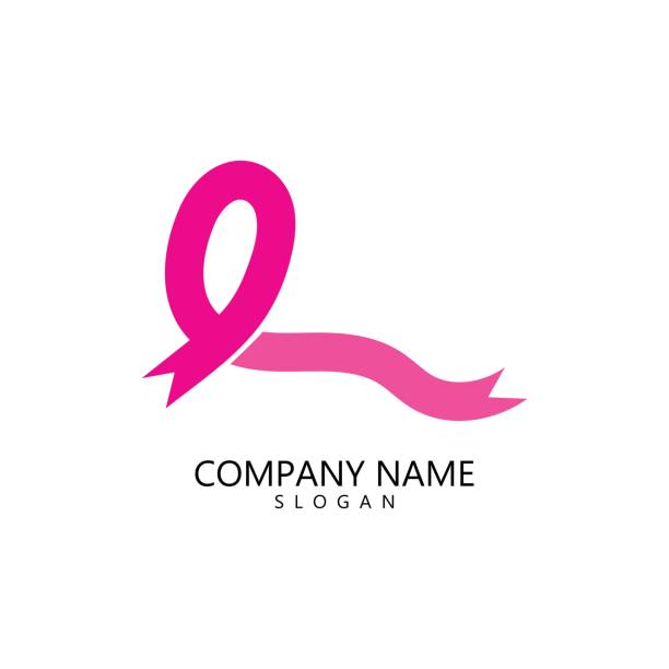 乳がんの意識、 - breast cancer breast cancer awareness ribbon social awareness symbol human hand点のイラスト素材／クリップアート素材／マンガ素材／アイコン素材