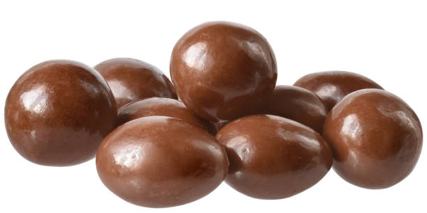 istock Chocolate balls close up isolated 1266611048