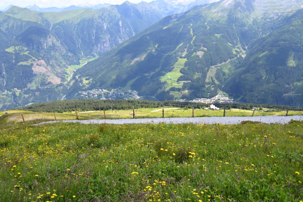 Stubnerkogel mountains  landscape summer season Austria