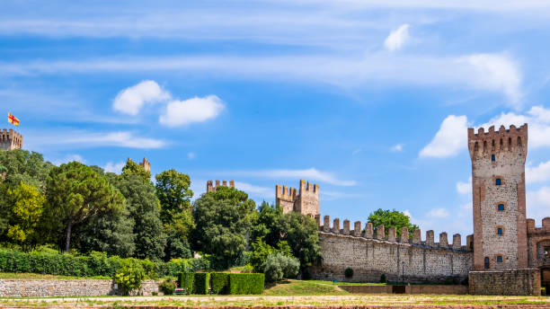 Medieval walls of Montagnana, Veneto, Italy