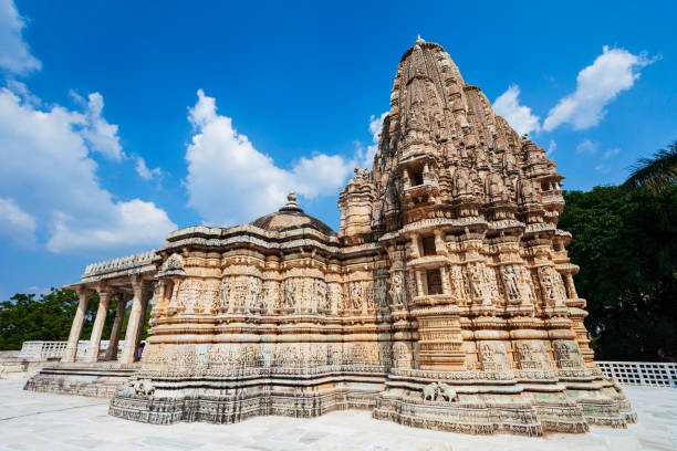istock Ranakpur Jain temple in Rajasthan, India 1266618573