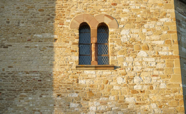 istock Artfully built walls with natural stone 1266619703