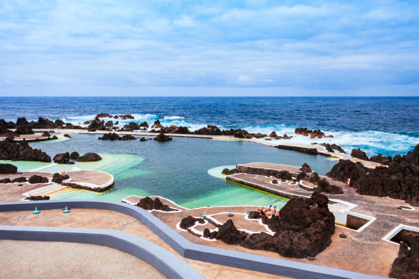 istock Lava pools in Porto Moniz, Madeira 1266621199