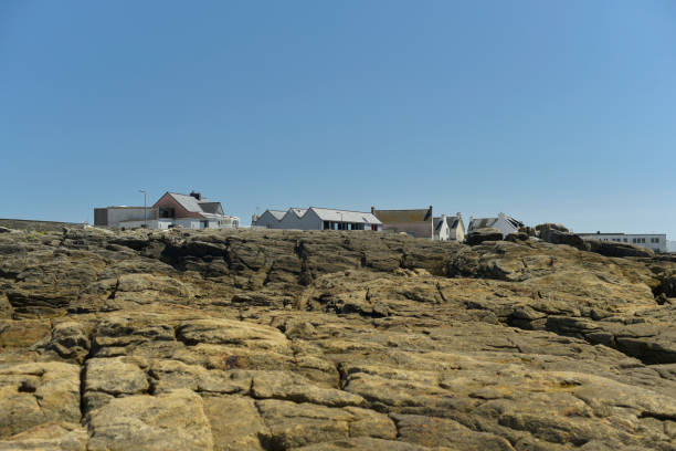 istock Rock coast houses eckmhl facing the ocean 1266622927