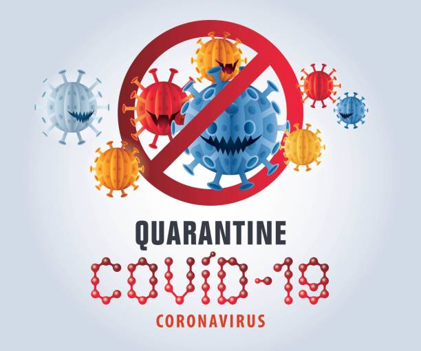 ilustrații de stoc cu virusul pandemiei de coronavirus covid-19. conceptul de prevenire a covid-19 - covid 19