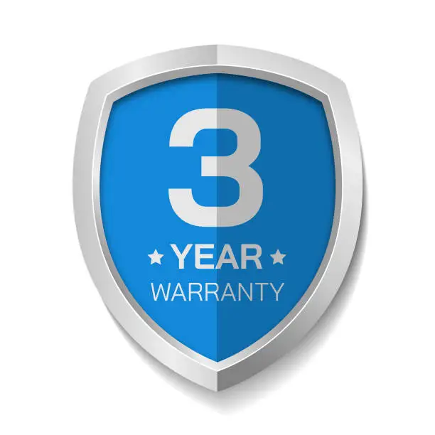 Vector illustration of Warranty Label