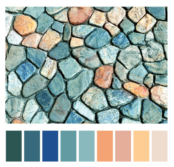 istock Color matching palette with complimentary colour swatches 1266635099