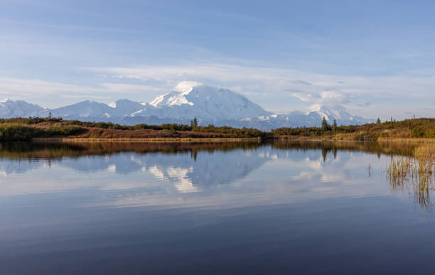 istock Scenic Lanadscape Reflection in Denali in Autumn 1266638575