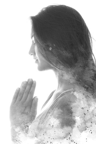 istock Paintography. A portrait combined with a painting 1266642983