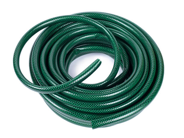 istock Green garden hose 1266644630