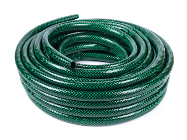 istock Green garden hose 1266644682