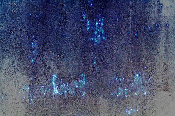 istock Extraordinary decorative processed background. The basis is a steel worn corrosion sheet of metal. Ability to insert text. 1266650464