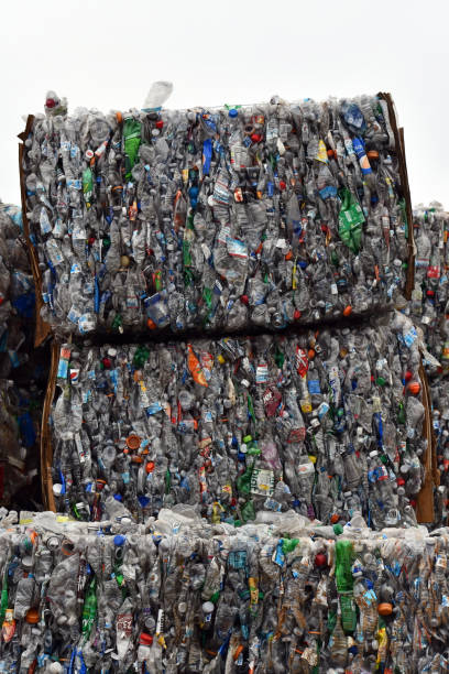 istock Small plastic soda bottles ready for recycling 1266651975
