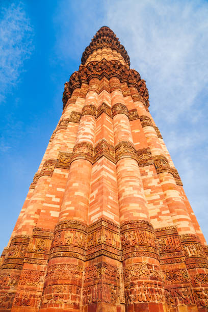 qutub minar w delhi, indie - qutub zdjęcia i obrazy z banku zdjęć