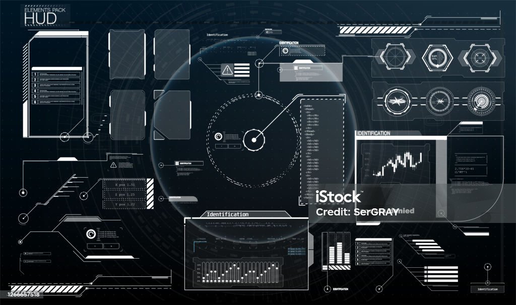 Call Out Gui Set Interface Elements Hud Ui Gui Vector Callout Titles Set Futuristic ...