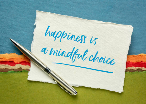 istock happiness is a mindful choice inspirational note 1266658544