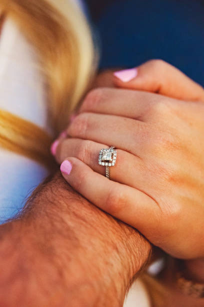 istock Woman holding man's hand 1266659933