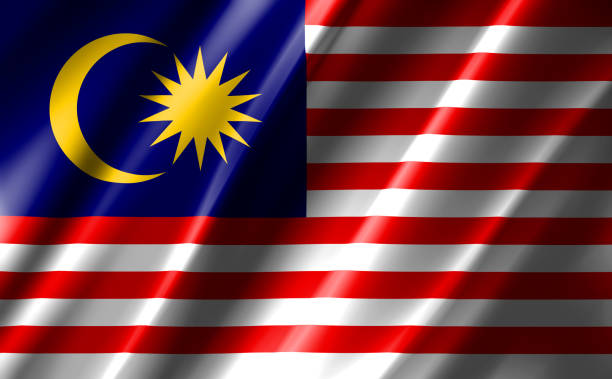 istock 3D rendering of the waving flag Malaysia 1266661096