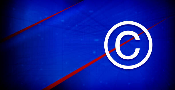 istock Copyright symbol icon elegant architecture design blue banner illustration 1266665540
